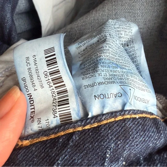 Zara High Rise Wide Leg Jeans Z1975 size 28 - Picture 7 of 10